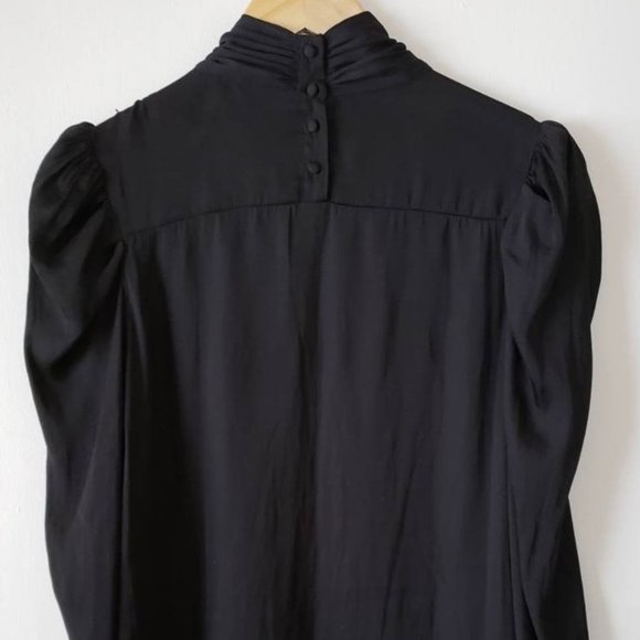 Modern Citizen black tie-neck blouse, Medium, NWOT - Picture 2 of 5